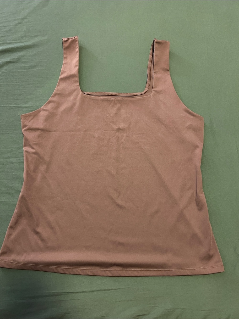 Brown Square Neck Tank Women’s Size XXL